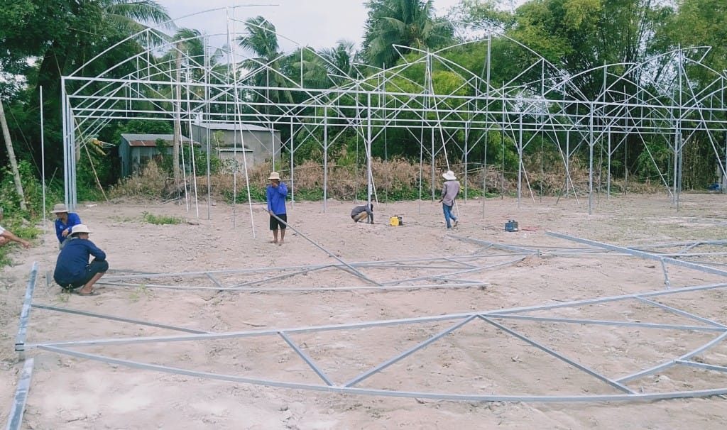 Dự án trồng dưa lưới 1,5ha tại Tịnh Biên, An Giang