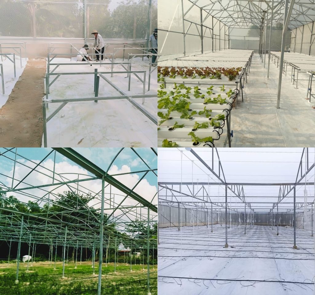 Sửa chữa, cải tạo nhà màng và nhà thủy canh cũ
